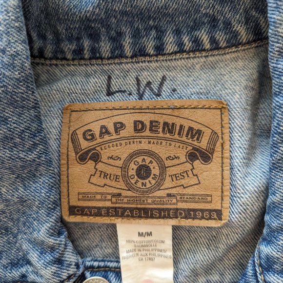 Vintage Gap Denim Jacket Youth Size - Picture 9 of 16